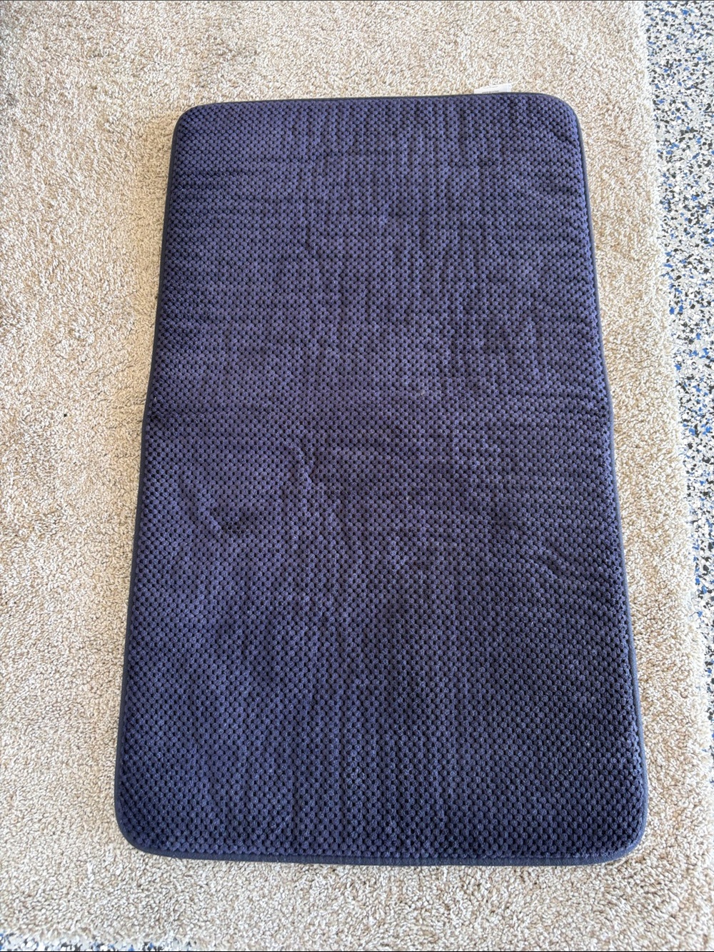 Threshold Navy Blue Non-Slip Bath Mat